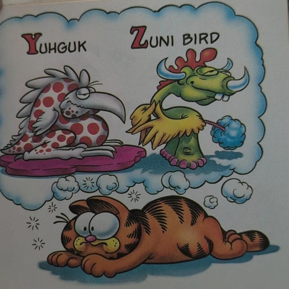 Garfield A to Z Zoo Small Paperback Book Jim Davis‎ Random House 1984